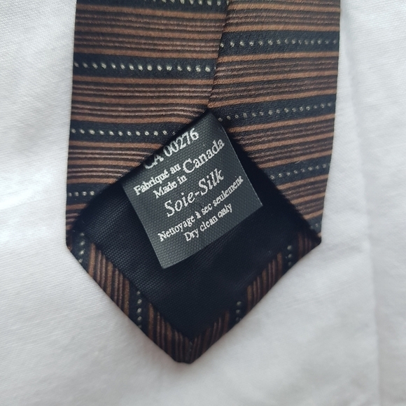 Gianfranco Striped Silk Tie - Picture 5 of 5
